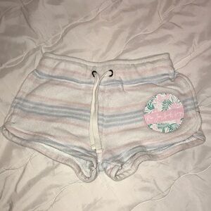 Ron Jon Surf Shop Child S Striped Knit Shorts with Drawstring